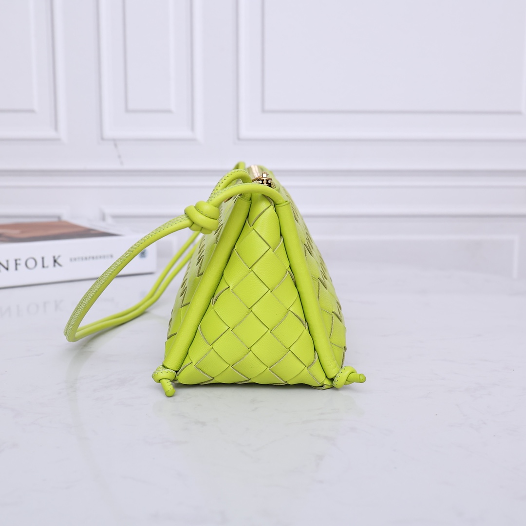 Bottega Veneta Intrecciato Napa Umhängetasche mit Reißverschluss (25*12*11CM) - EUR FASHION