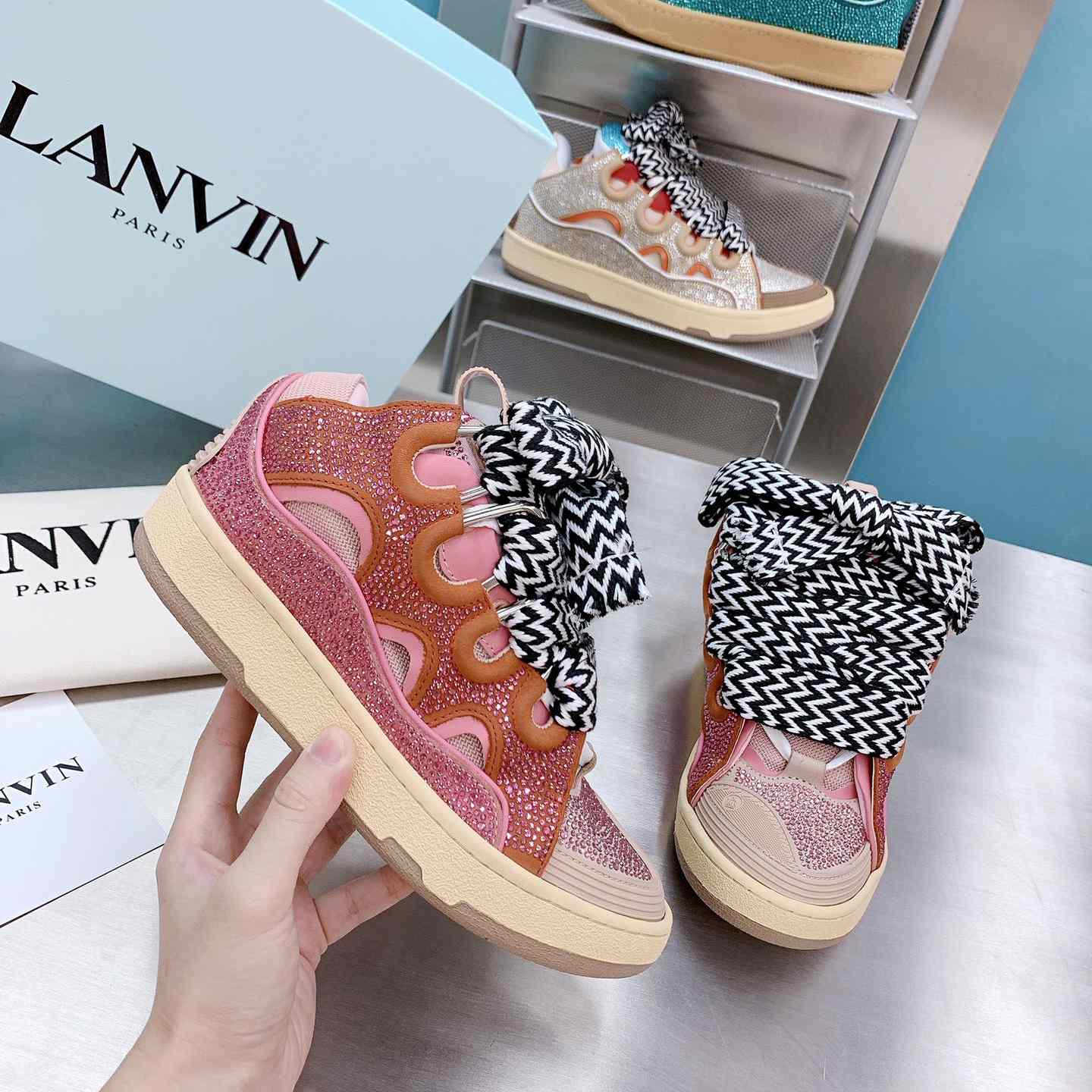 Lanvin Curb Low-Top-Sneaker - EUR FASHION