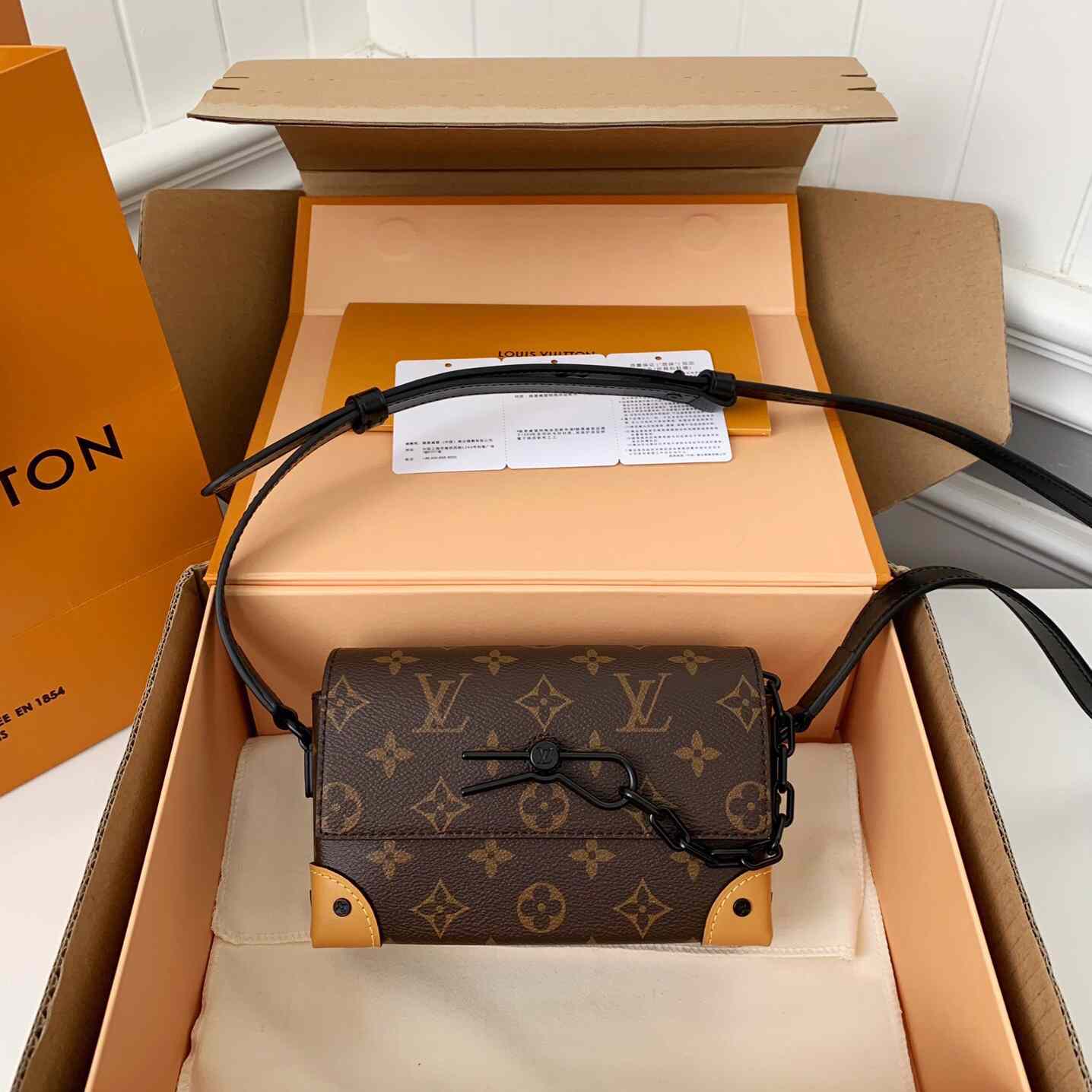 Louis Vuitton Steamer Tragbare Geldbörse Monogramm Makassar (18*11*6,5 cm) M82534 - EUR FASHION