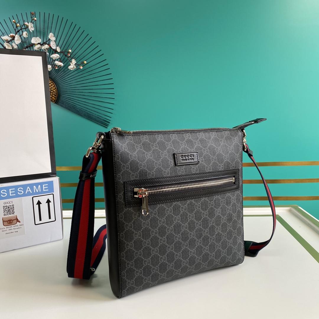 Gucci GG Schwarzer Messenger (27-28,5-5cm) - EUR FASHION