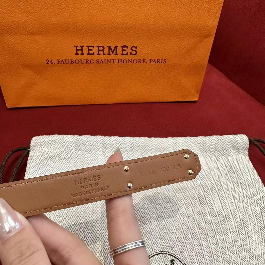 Hermes authentifizierter Kelly-Gürtel aus Leder - EUR FASHION