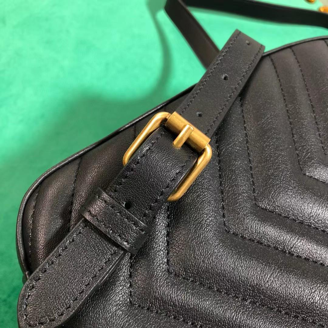 Gucci GG Marmont Lederrucksack (22–5–26 cm) 476671 - EUR FASHION