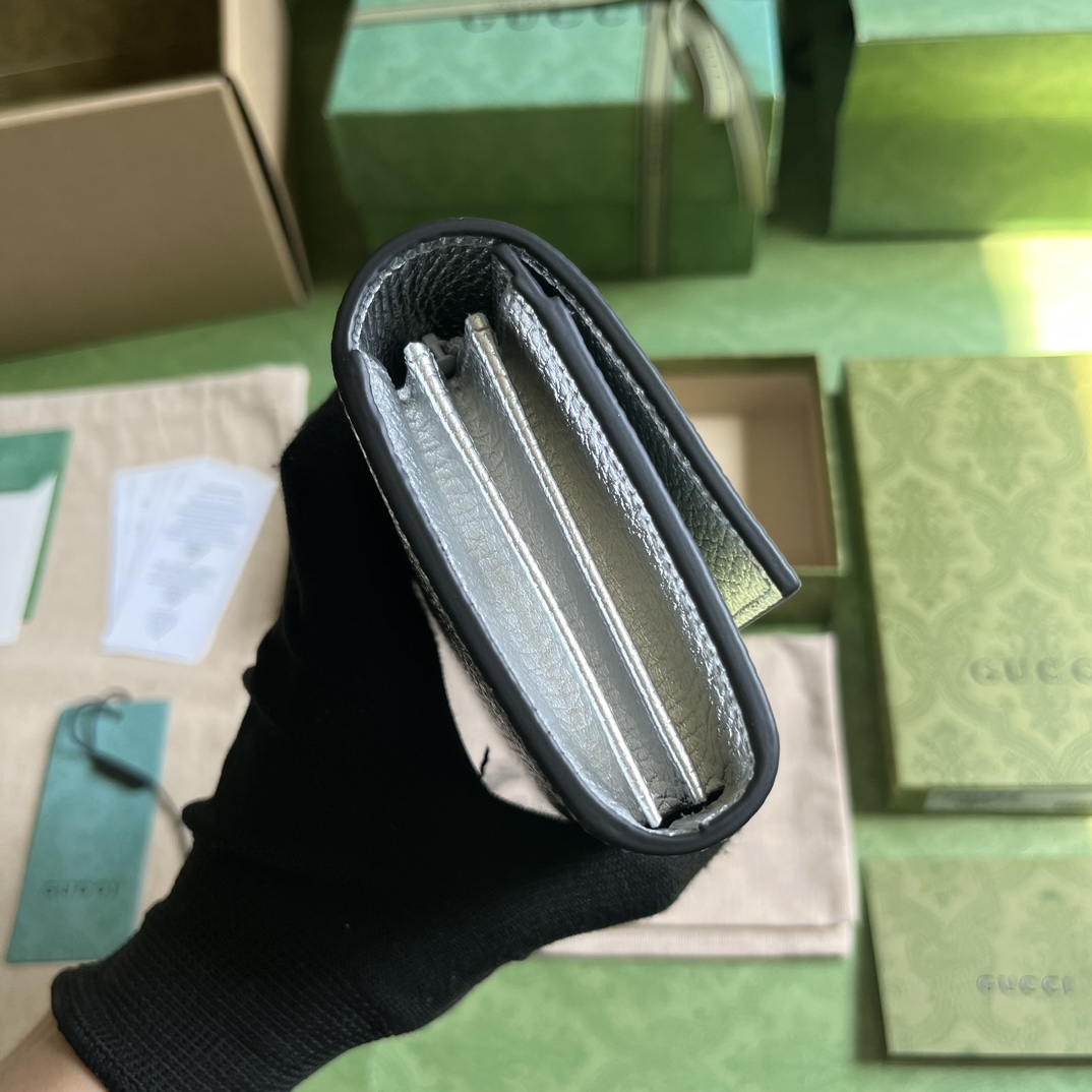Gucci GG Marmont Kontinentale Geldbörse - EUR FASHION