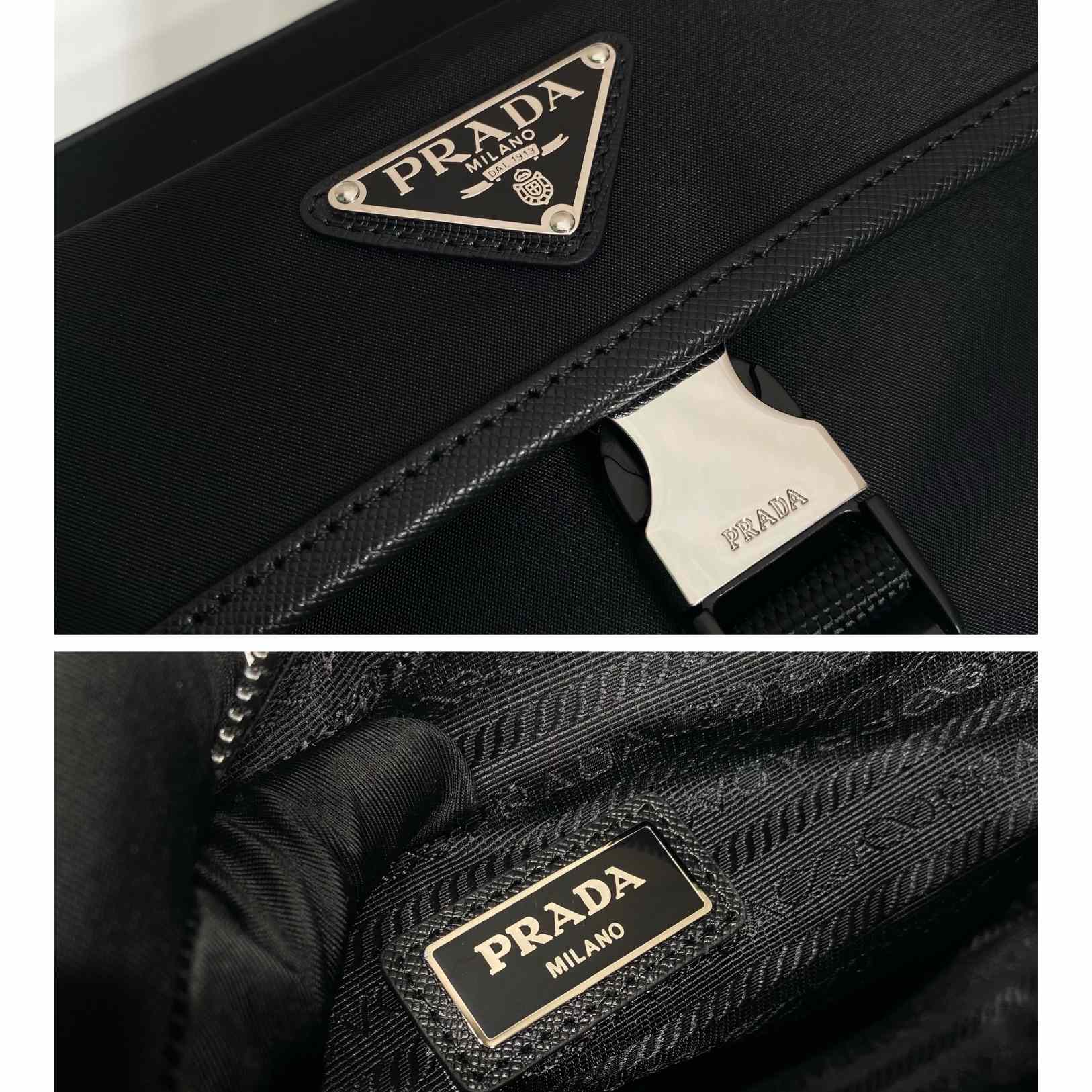 Prada Umhängetasche aus Re-Nylon-Saffiano-Leder (22-16-5 cm) - EUR FASHION