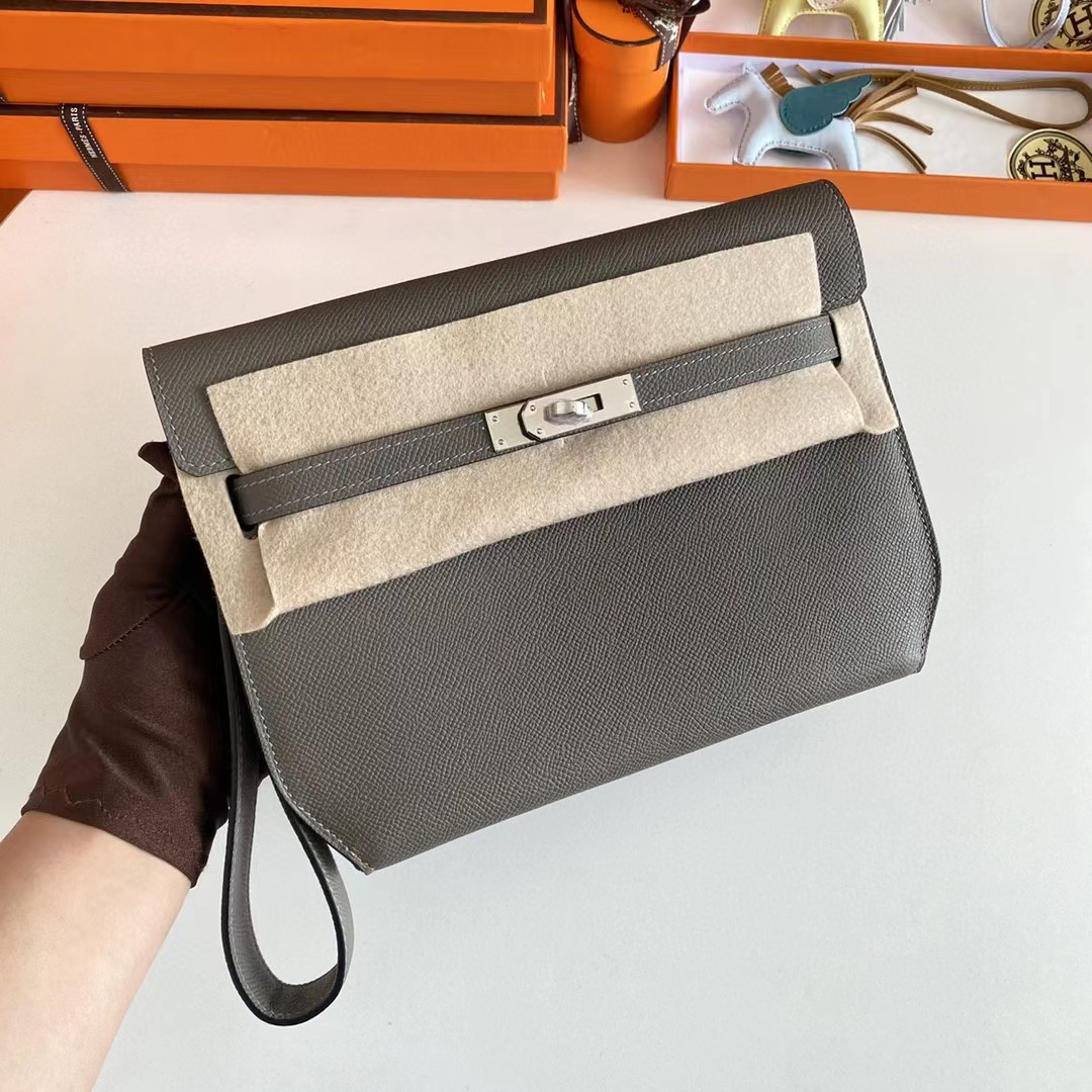 Hermes Kelly Dépêches Ledertasche (25-19-5 cm) - EUR FASHION