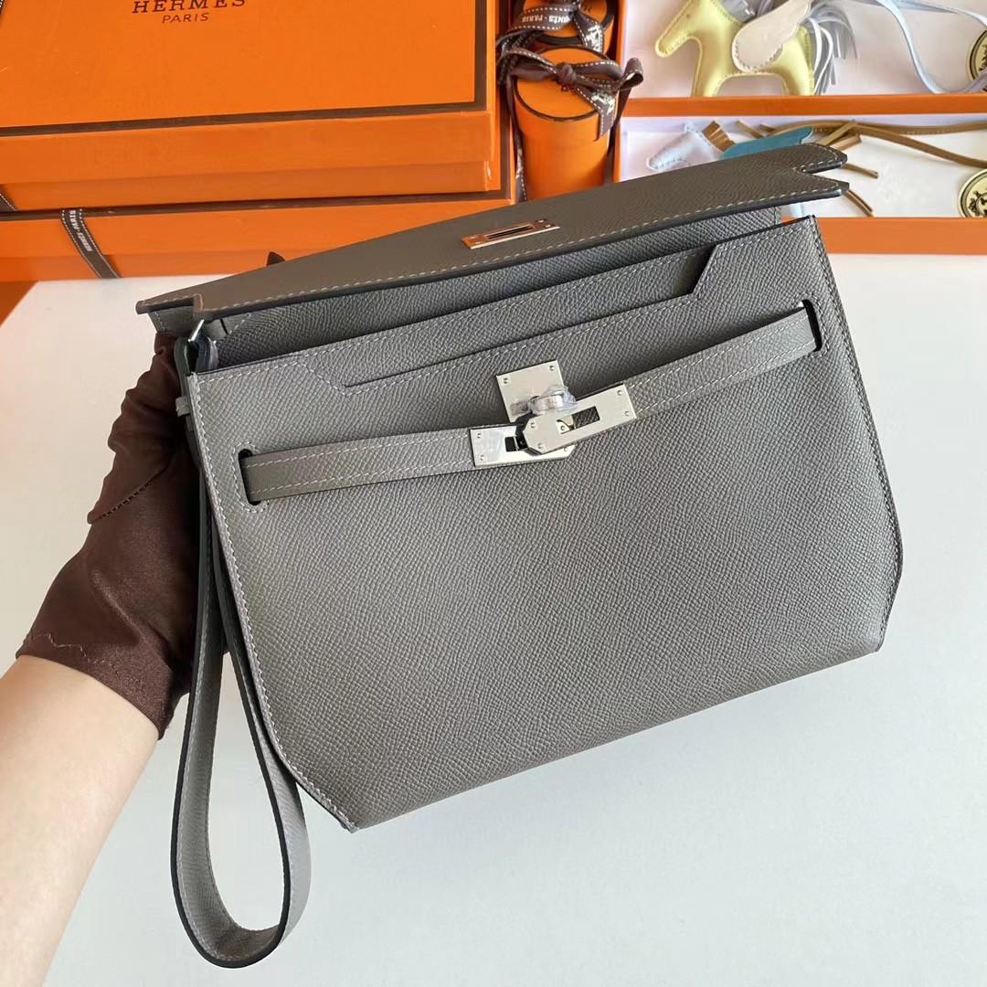 Hermes Kelly Dépêches Ledertasche (25-19-5 cm) - EUR FASHION