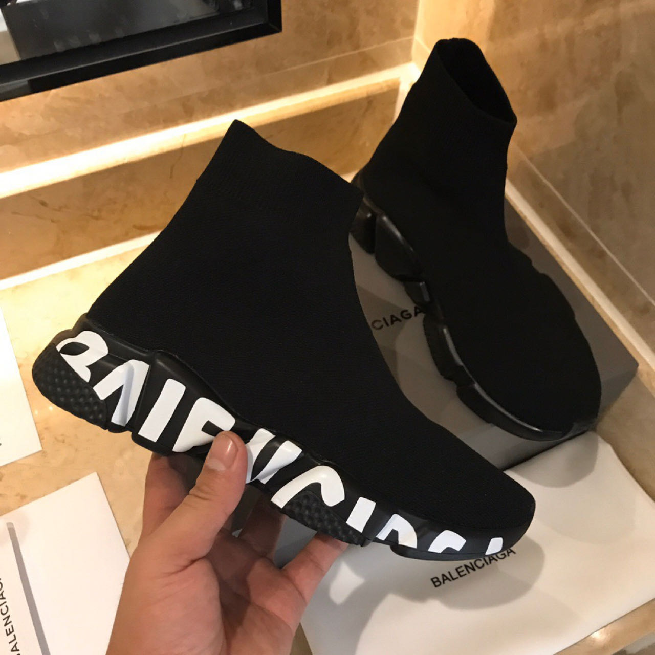 Balenciaga Speed-Sneaker in Schwarz - EUR FASHION