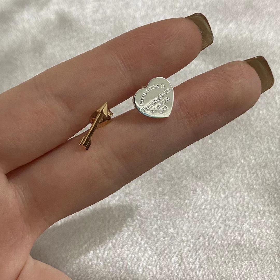 Tiffany&CO Lovestruck Ohrringe mit Herzanhänger und Pfeil - EUR FASHION