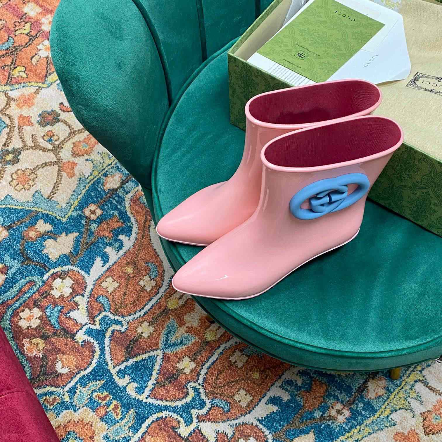 Gucci Damen-Stiefelette mit ineinandergreifendem G - EUR FASHION