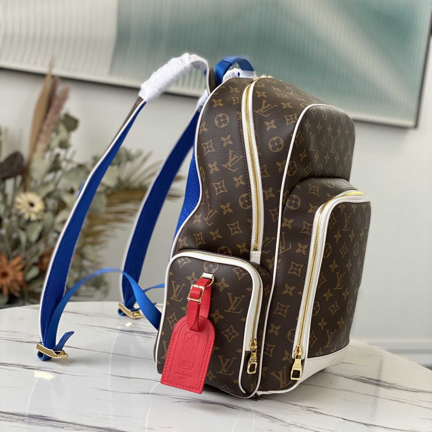 Louis Vuitton LV x NBA Basketball-Rucksack (24 x 45 x 19 cm) M45581 - EUR FASHION