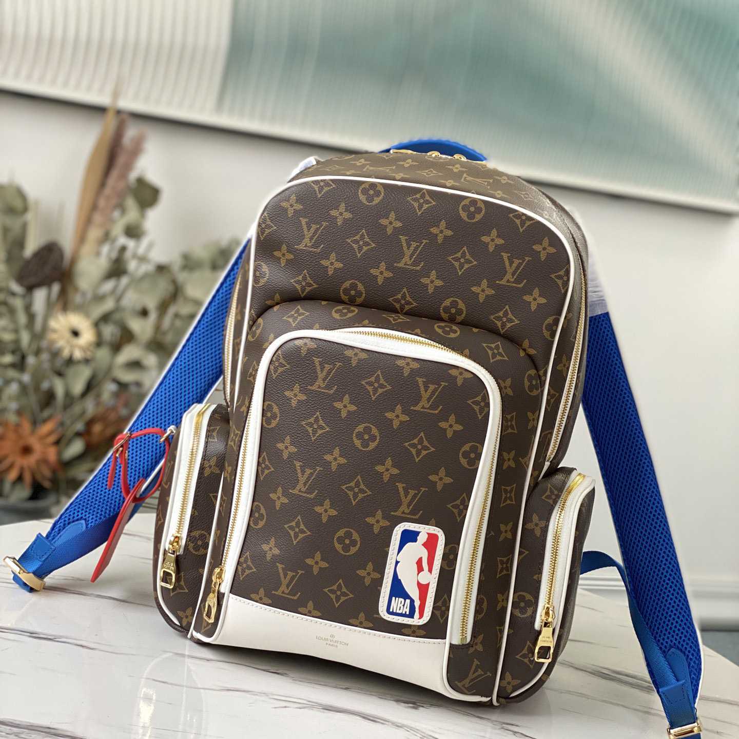 Louis Vuitton LV x NBA Basketball-Rucksack (24 x 45 x 19 cm) M45581 - EUR FASHION