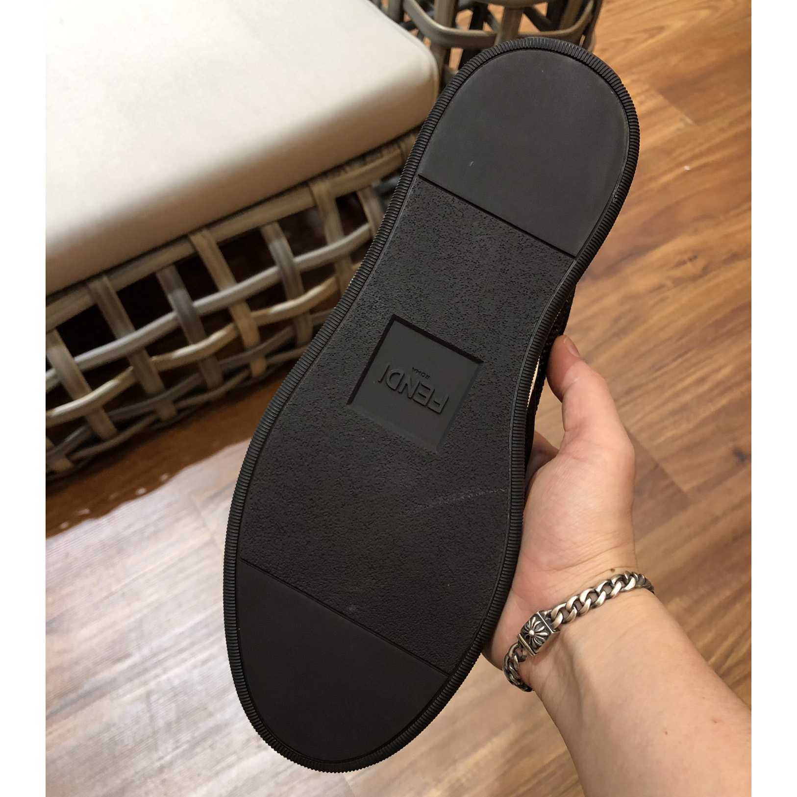 Fendi Herren-Loafer in Schwarz mit Monsteraugen - EUR FASHION