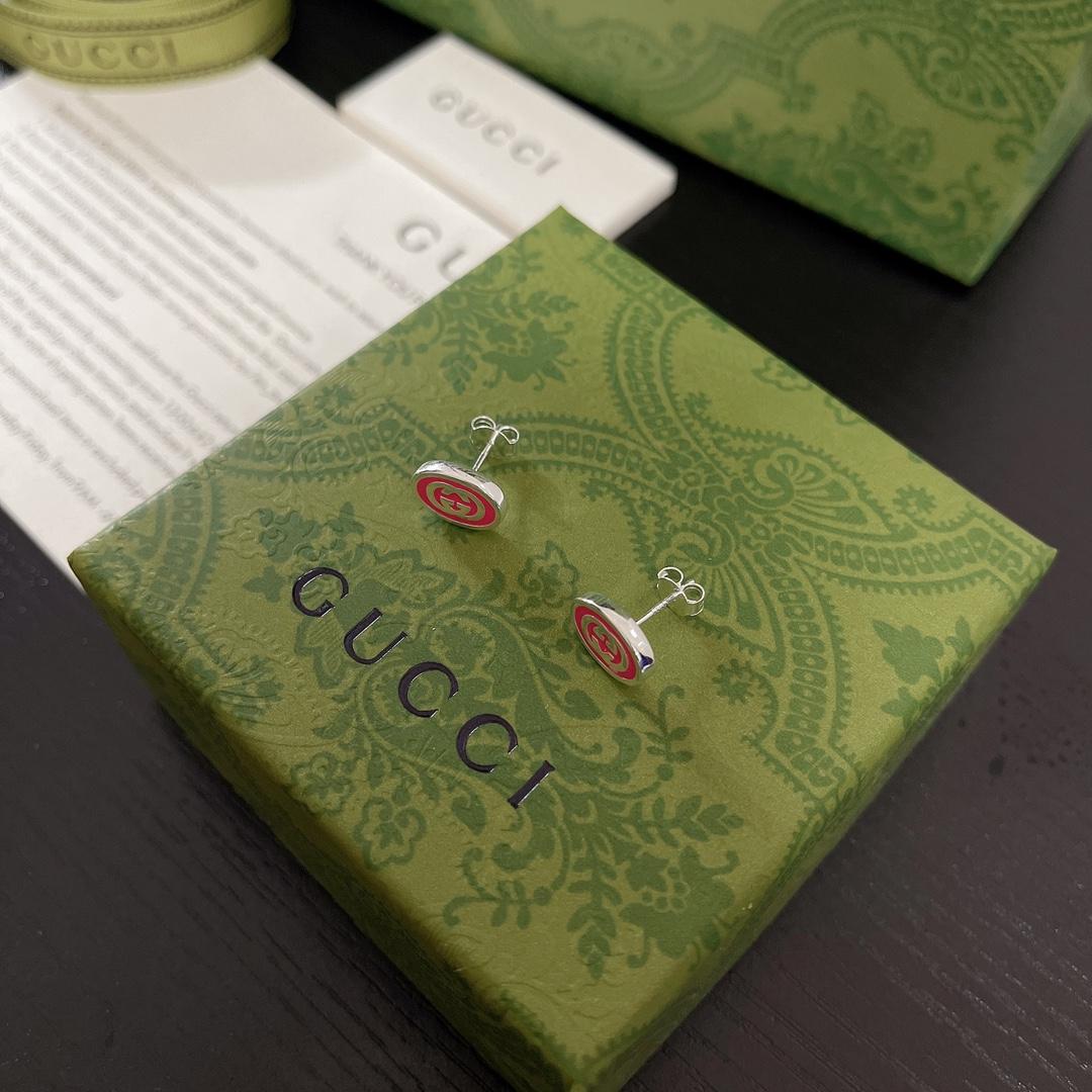 Gucci-Ohrringe mit ineinandergreifendem G-Email - EUR FASHION