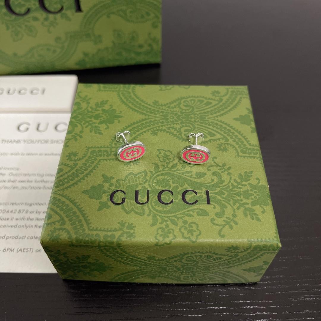 Gucci-Ohrringe mit ineinandergreifendem G-Email - EUR FASHION