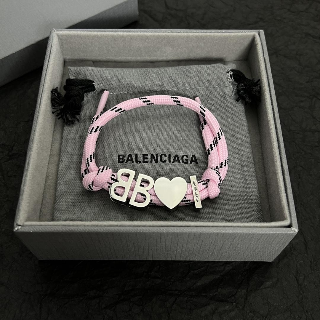 Balenciaga I <3 BB Armband in Rosa - EUR FASHION