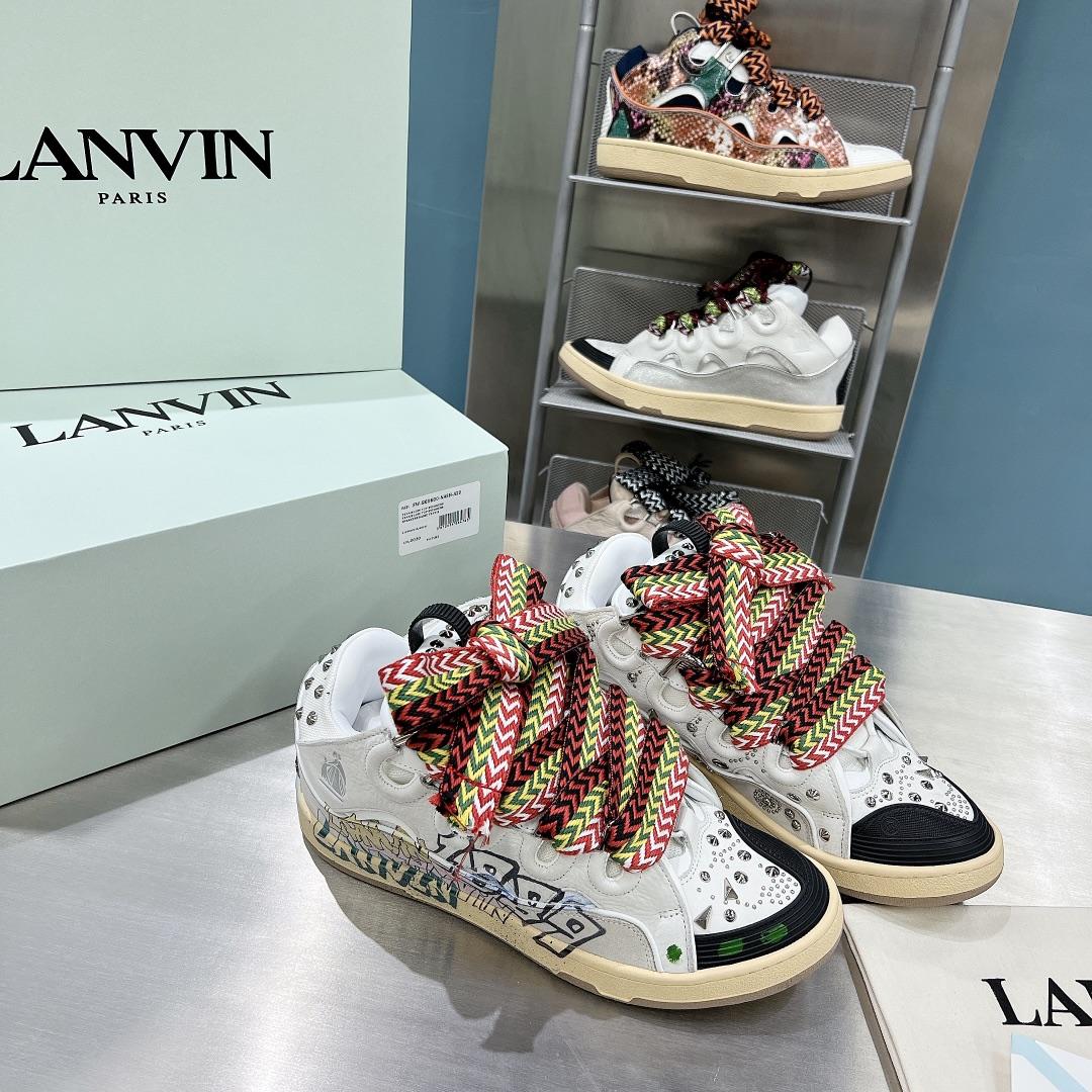 Lanvin Curb Schnür-Sneaker - EUR FASHION