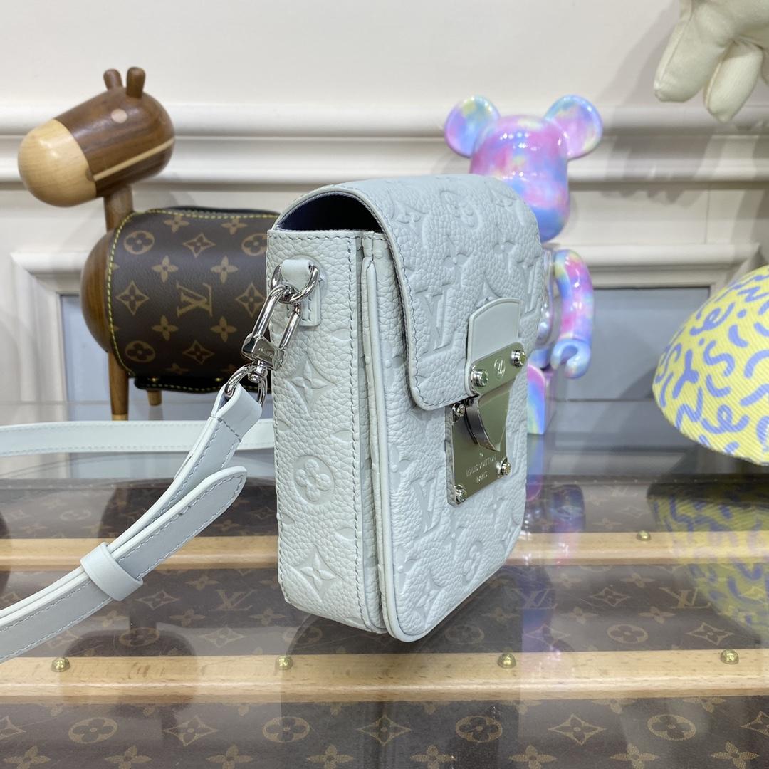 Vertikale tragbare Louis Vuitton S-Lock-Geldbörse (12 x 19 x 7 cm) M82568 - EUR FASHION