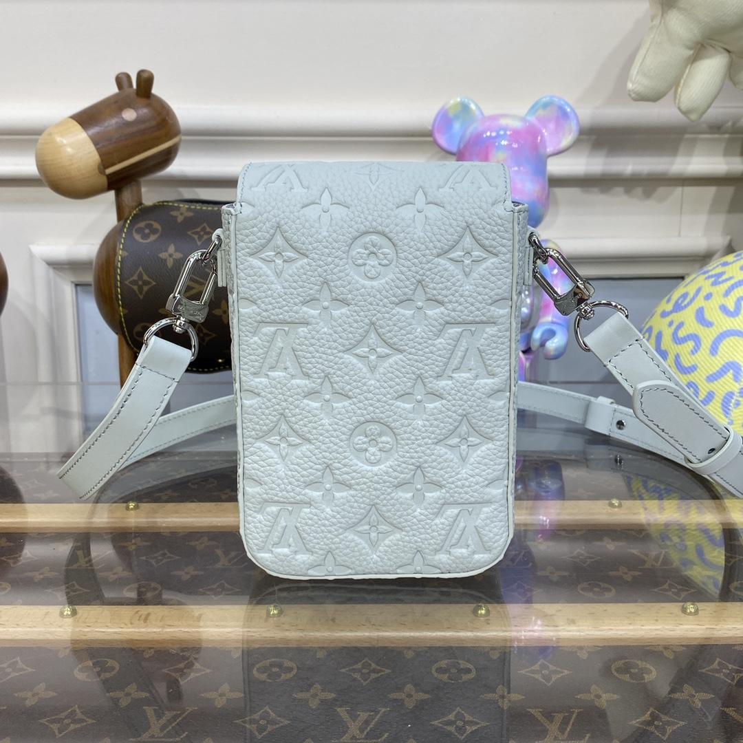 Vertikale tragbare Louis Vuitton S-Lock-Geldbörse (12 x 19 x 7 cm) M82568 - EUR FASHION