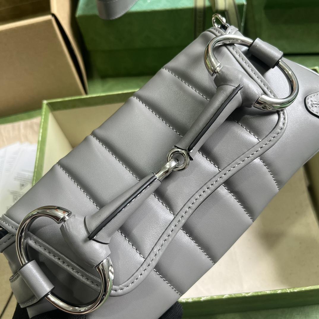 Gucci Horsebit Chain Kleine Umhängetasche (27 x 11,5 x 5 cm) - EUR FASHION