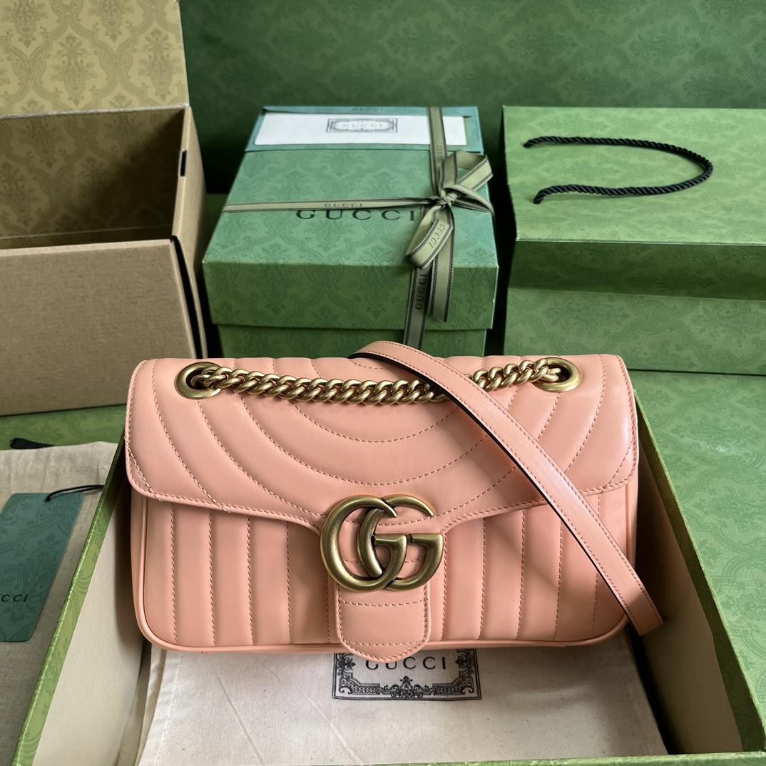 Gucci GG Marmont Kleine Umhängetasche (26*15*7cm) - EUR FASHION