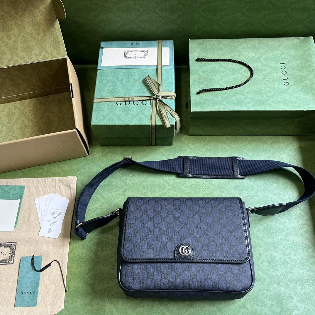 Gucci Ophidia mittelgroße Umhängetasche (28 x 22 x 8 cm) - EUR FASHION