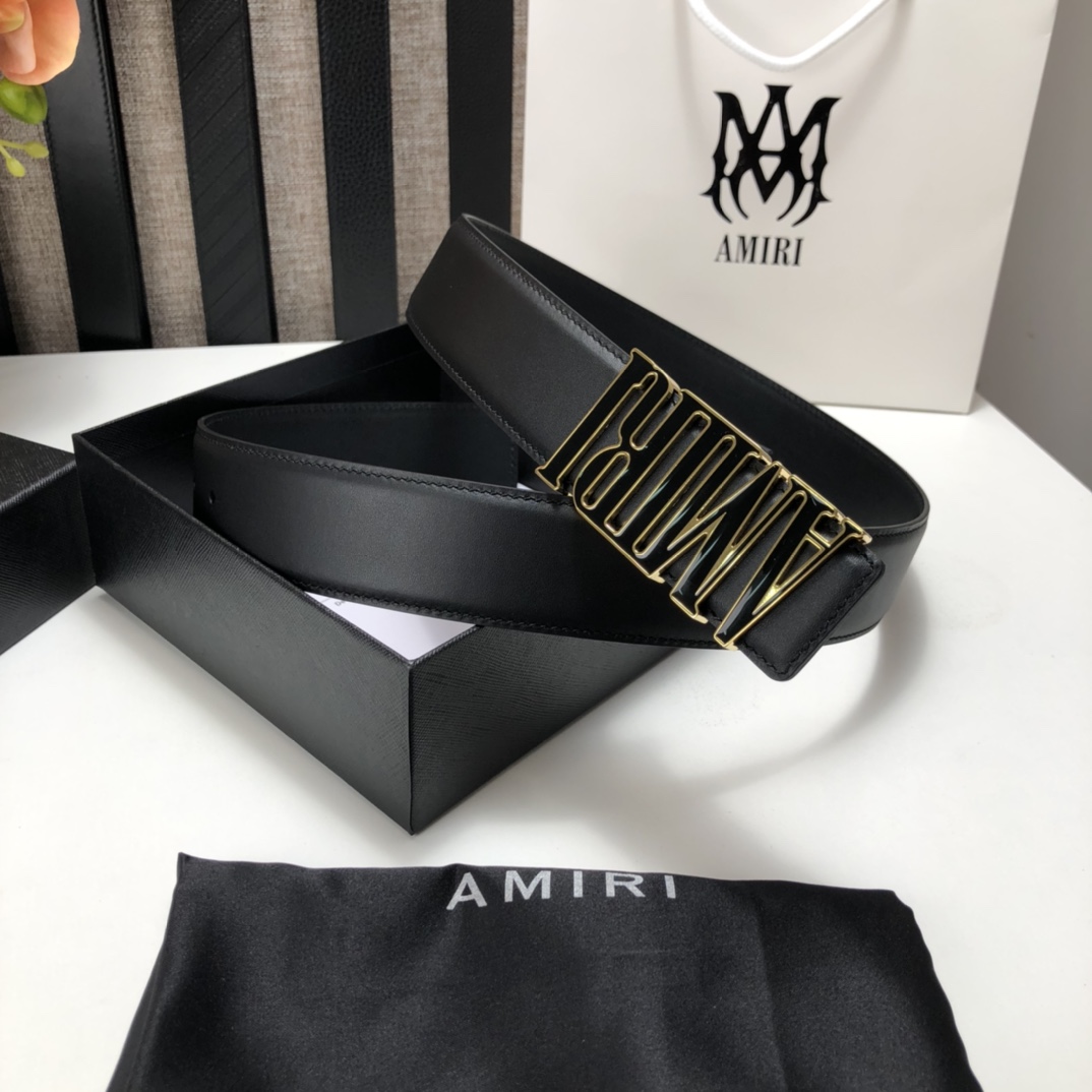 Amiri-Gürtel mit Emaille-Schnalle - EUR FASHION