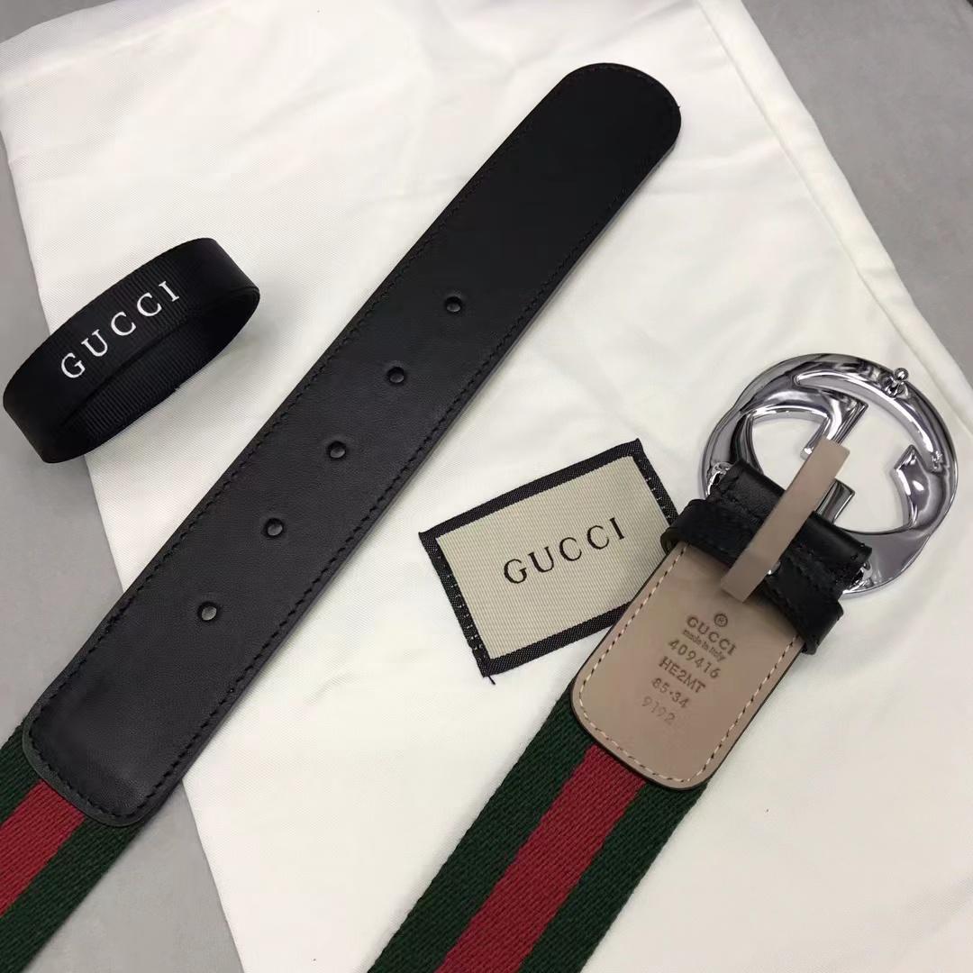 Gucci-Webgürtel mit G-Schnalle - EUR FASHION