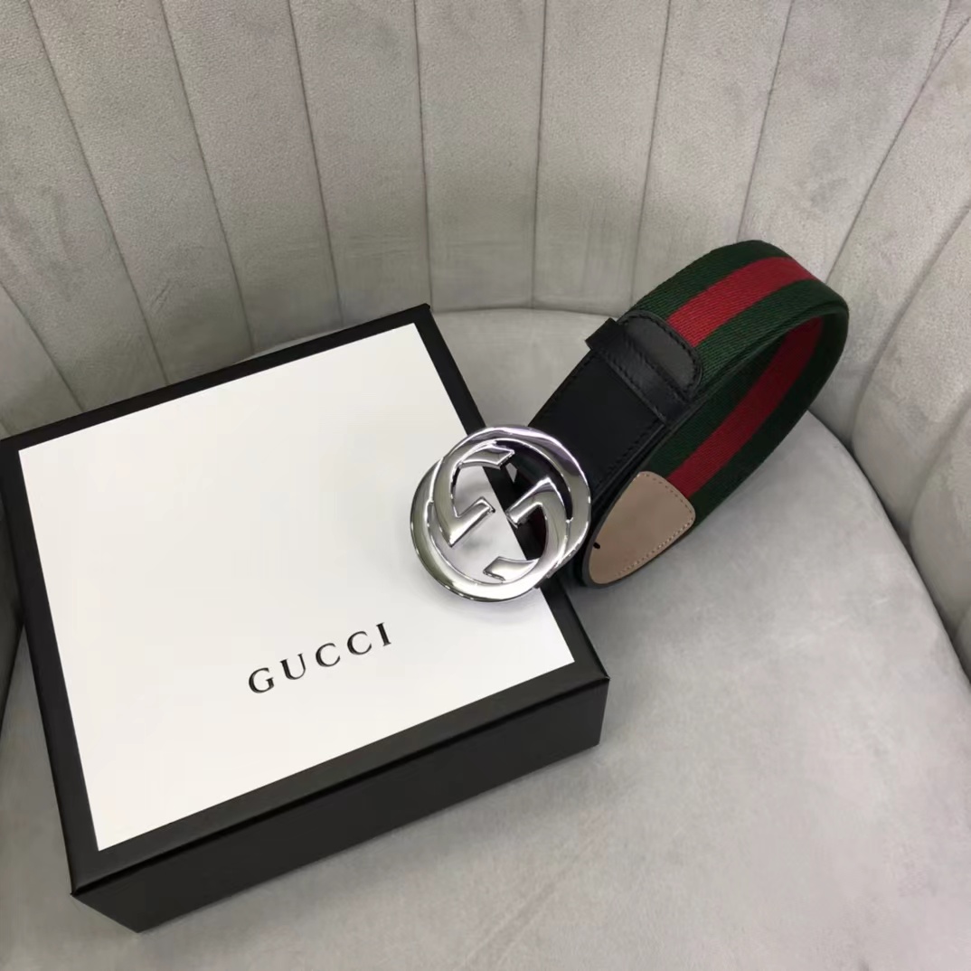 Gucci-Webgürtel mit G-Schnalle - EUR FASHION