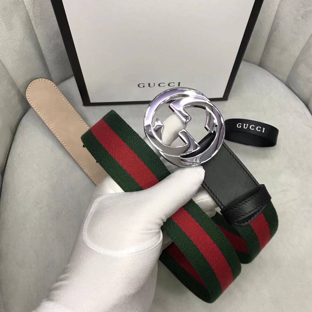 Gucci-Webgürtel mit G-Schnalle - EUR FASHION