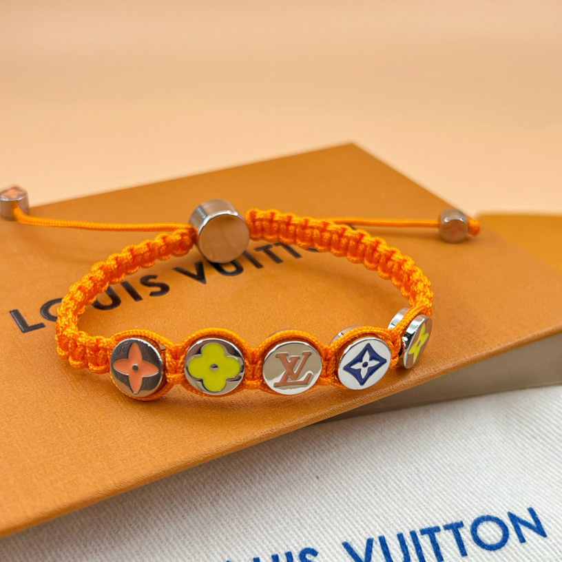 Louis Vuitton-Monogrammfarben geflochtenes Armband M1087A - EUR FASHION