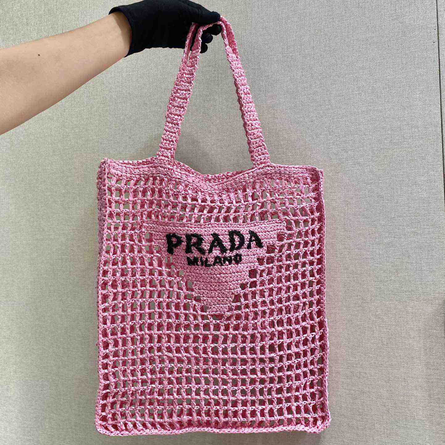 Prada Häkel-Einkaufstasche - EUR FASHION