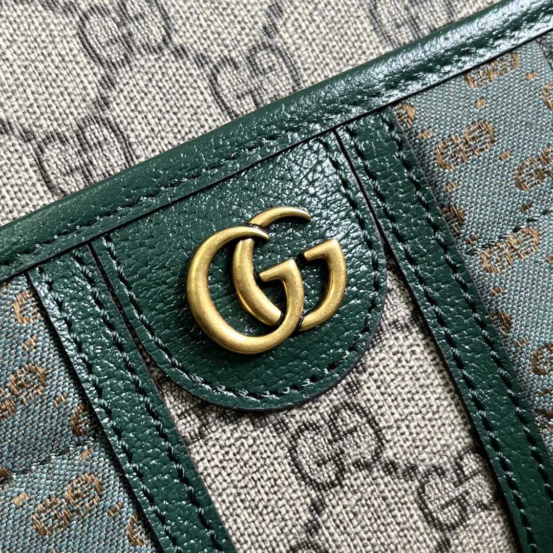 Gucci Mini GG Canvas Mini-Umhängetasche (21,5 x 14 x 7 cm) - EUR FASHION