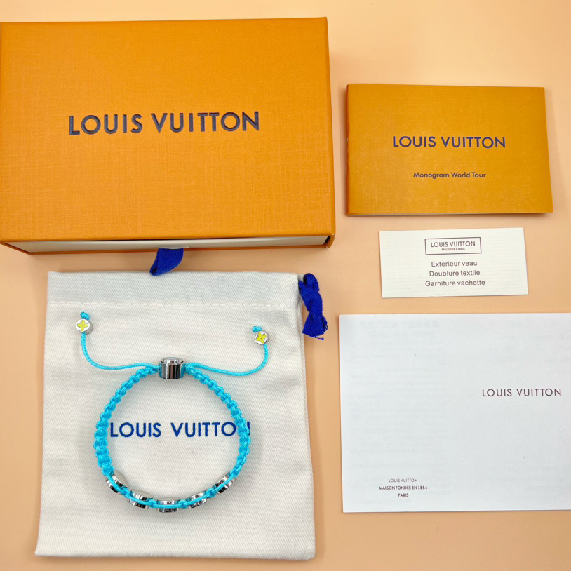 Louis Vuitton-Monogrammfarben geflochtenes Armband M1088A - EUR FASHION