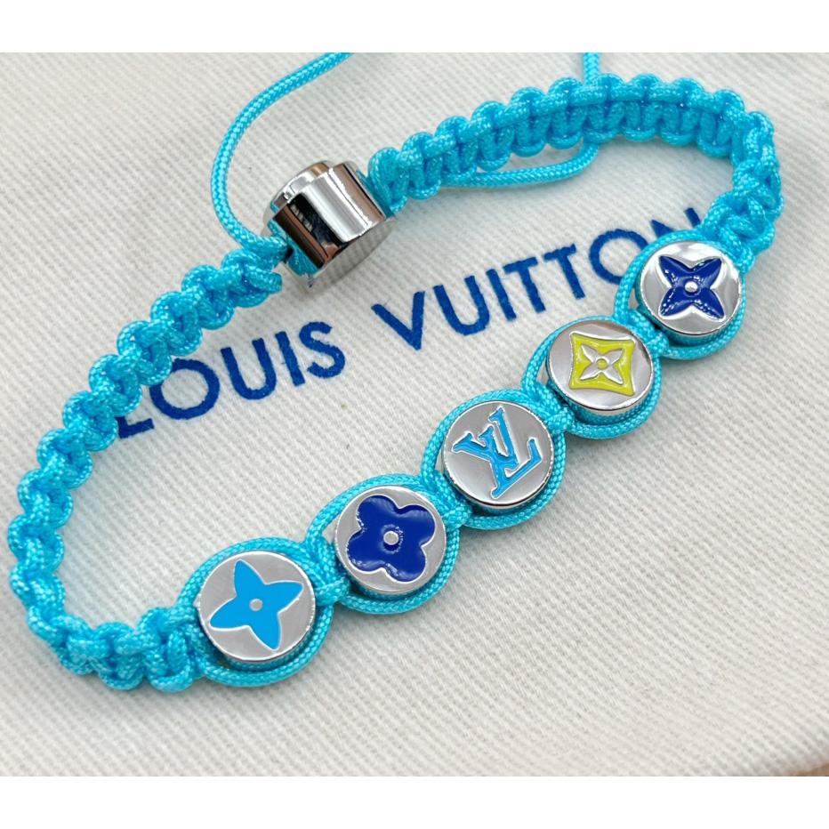 Louis Vuitton-Monogrammfarben geflochtenes Armband M1088A - EUR FASHION