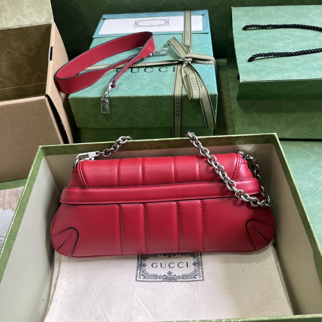 Gucci Horsebit Chain Kleine Umhängetasche (27 x 11,5 x 5 cm) - EUR FASHION