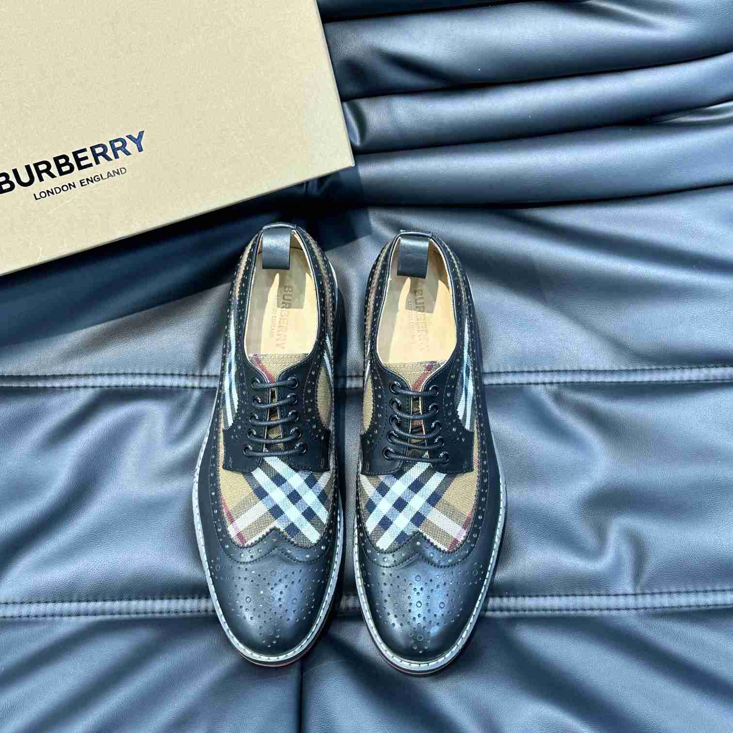 Burberry Vintage Check getäfelte Derby-Schuhe - EUR FASHION