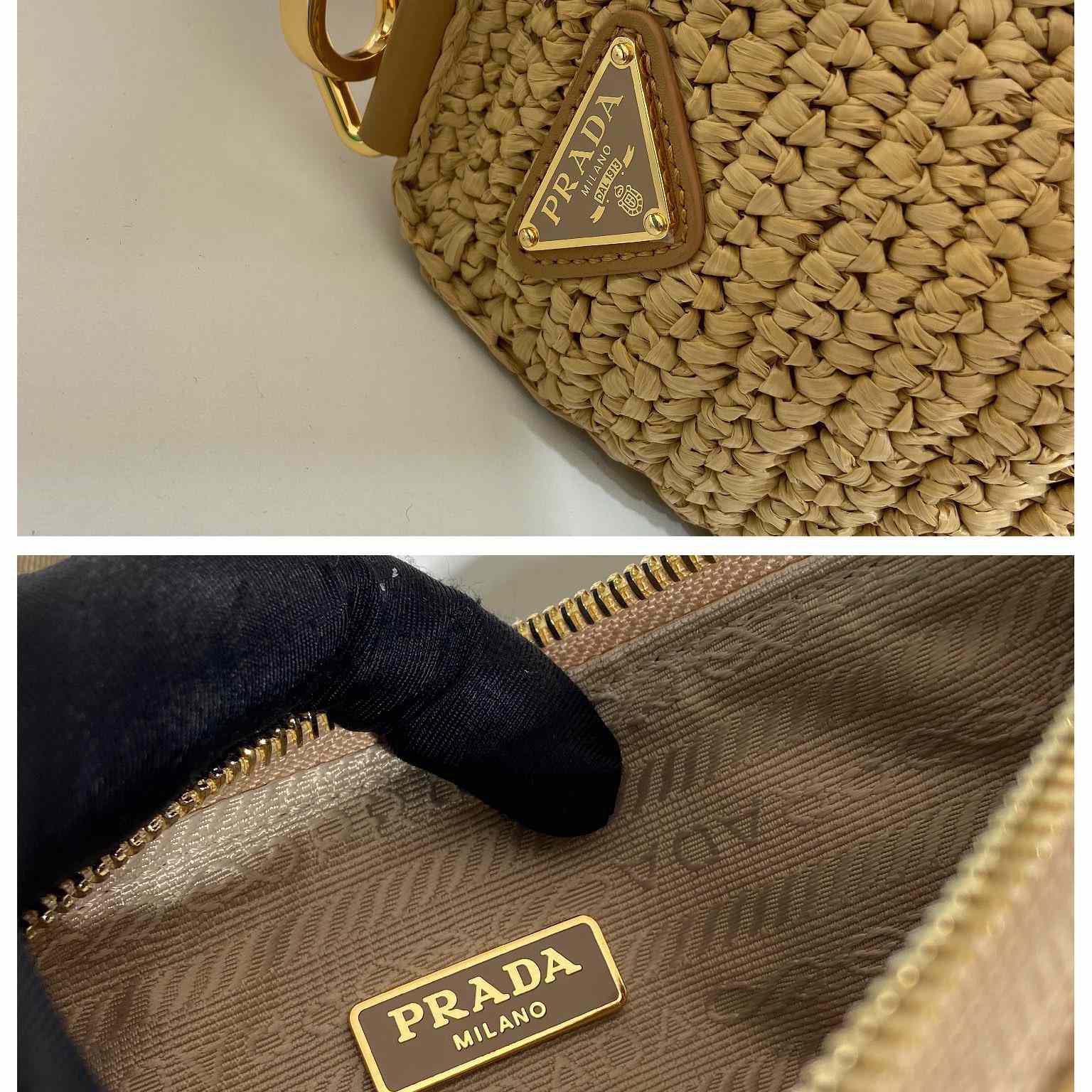 Prada Dreieckige Häkel-Umhängetasche - EUR FASHION