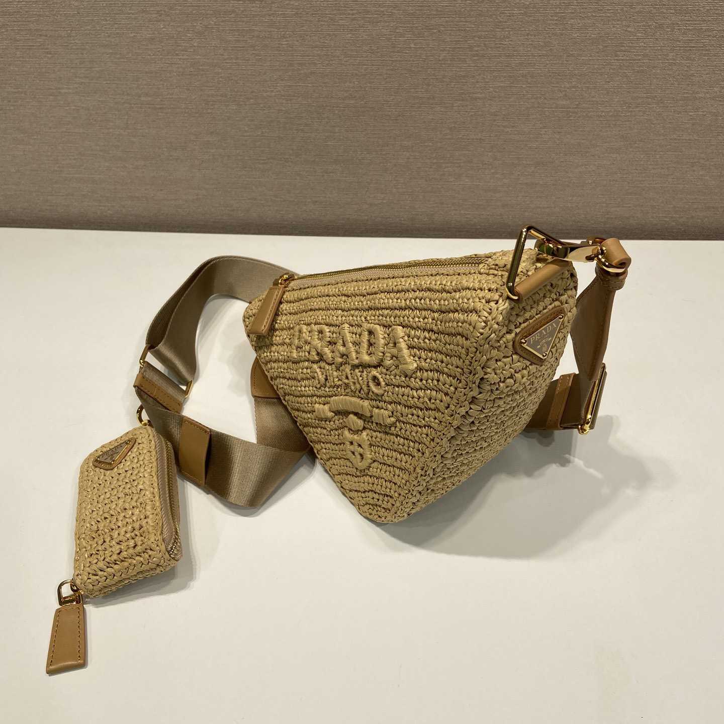 Prada Dreieckige Häkel-Umhängetasche - EUR FASHION