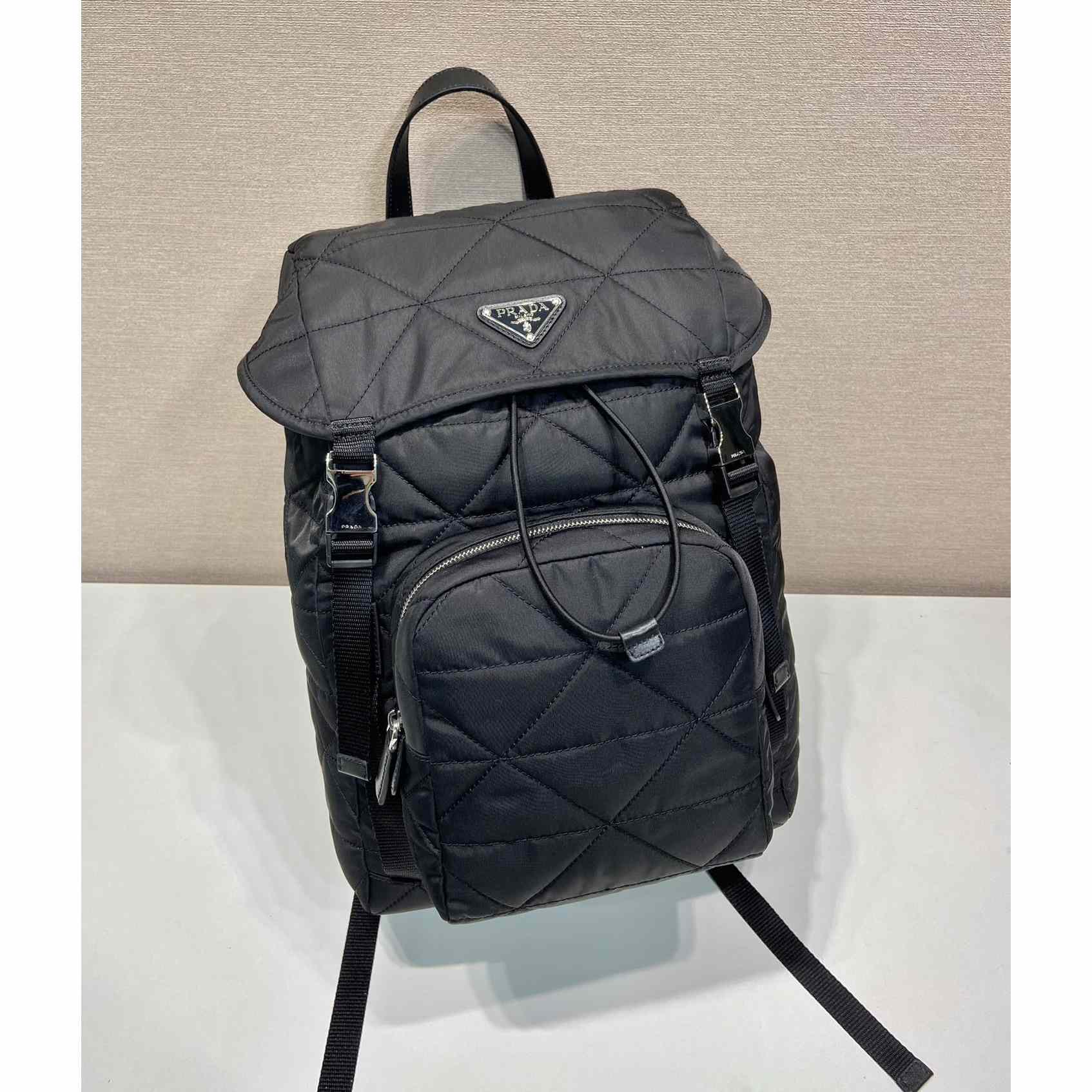 Prada Re-Nylon-Rucksack mit Steppnähten - EUR FASHION