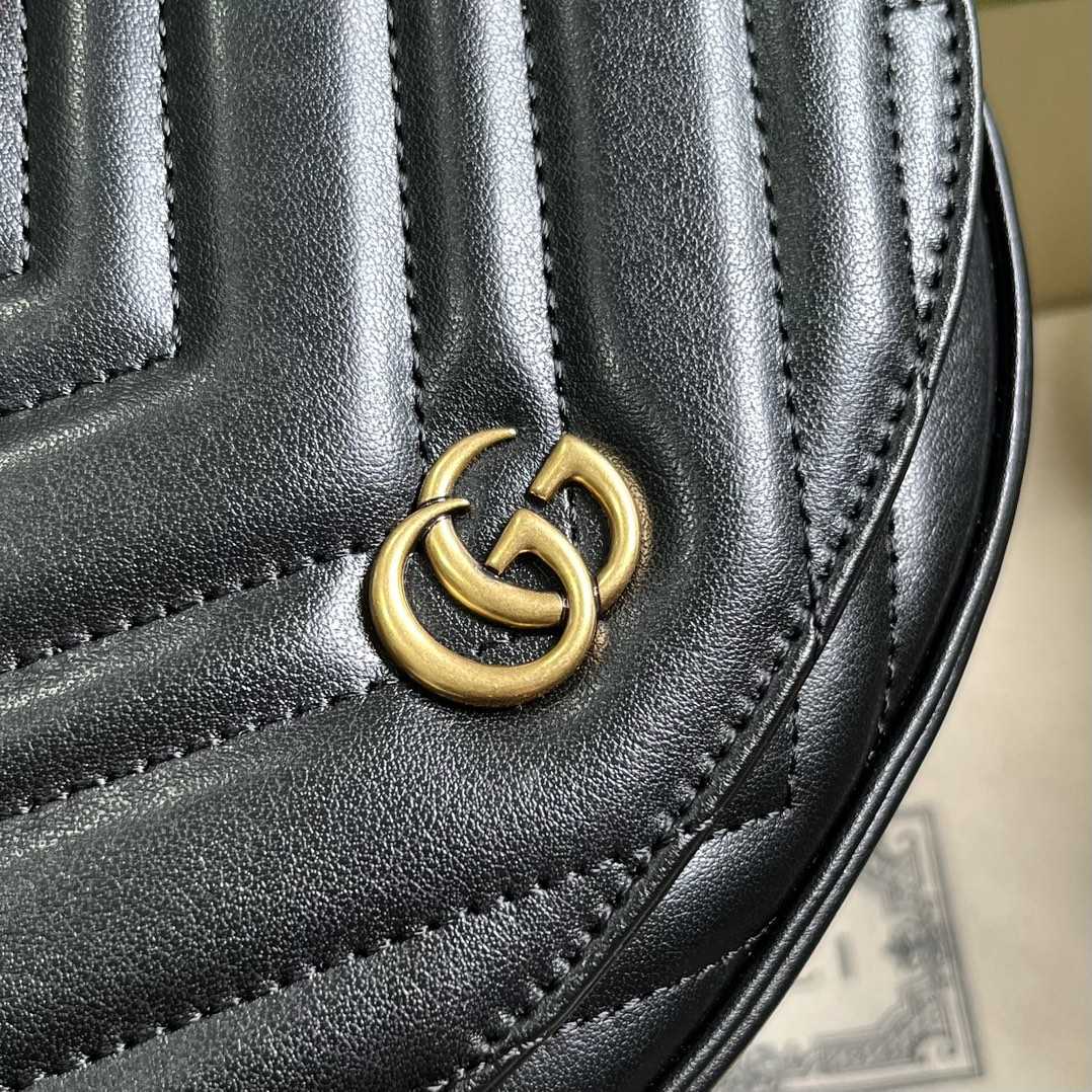 Gucci GG Marmont Matelasse Mini-Tasche mit Kette (20 x 14,5 x 4 cm) - EUR FASHION
