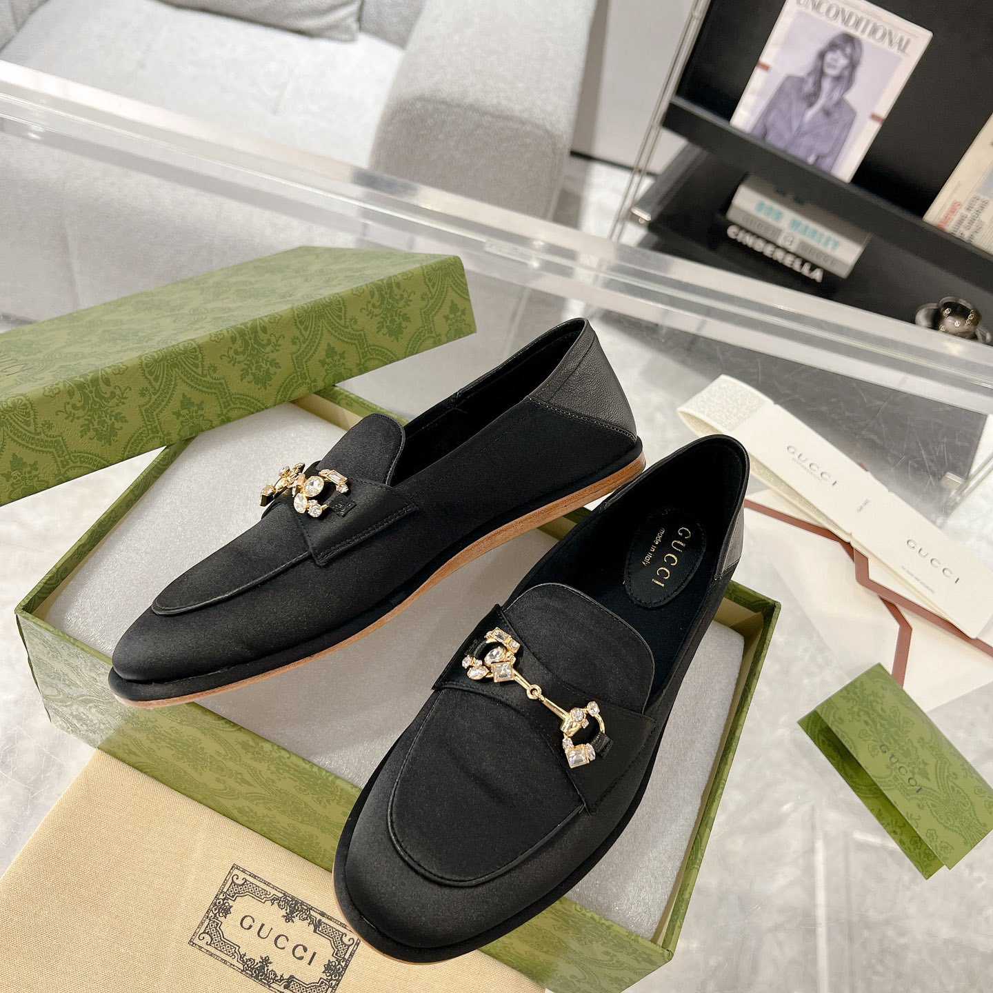 Gucci Horsebit Loafer für Damen mit Kristallen - EUR FASHION