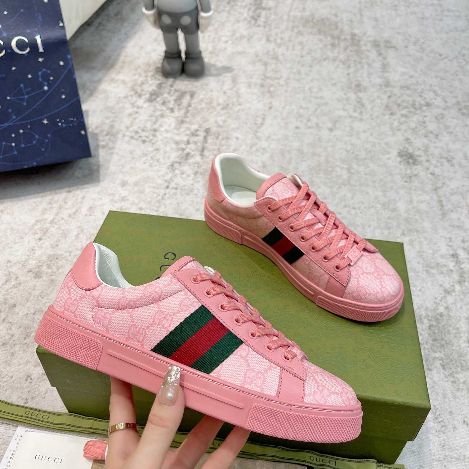 Gucci Ace Sneaker mit Web - EUR FASHION