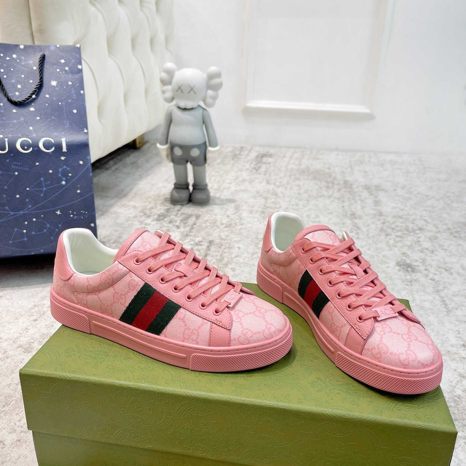 Gucci Ace Sneaker mit Web - EUR FASHION