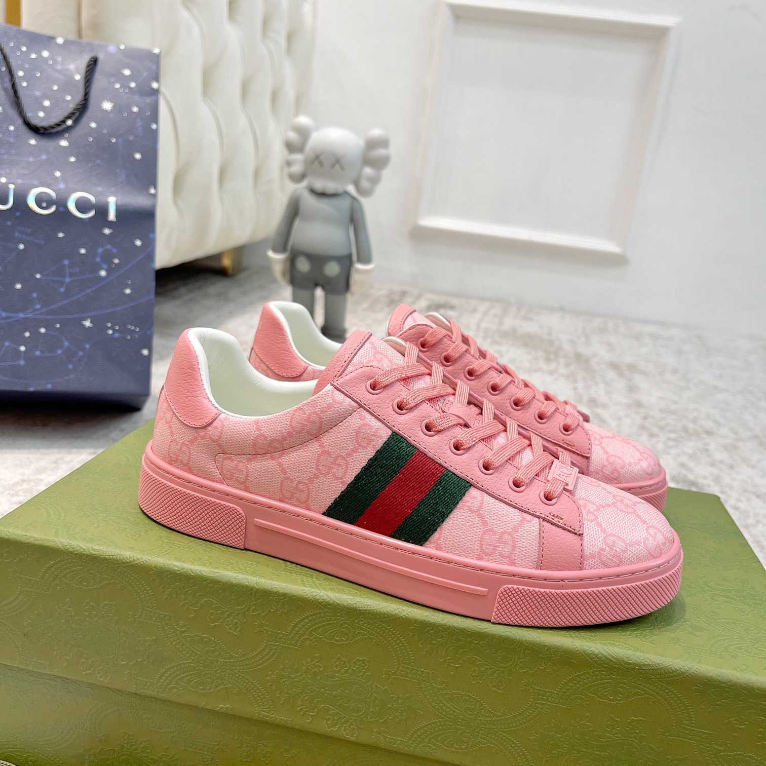 Gucci Ace Sneaker mit Web - EUR FASHION