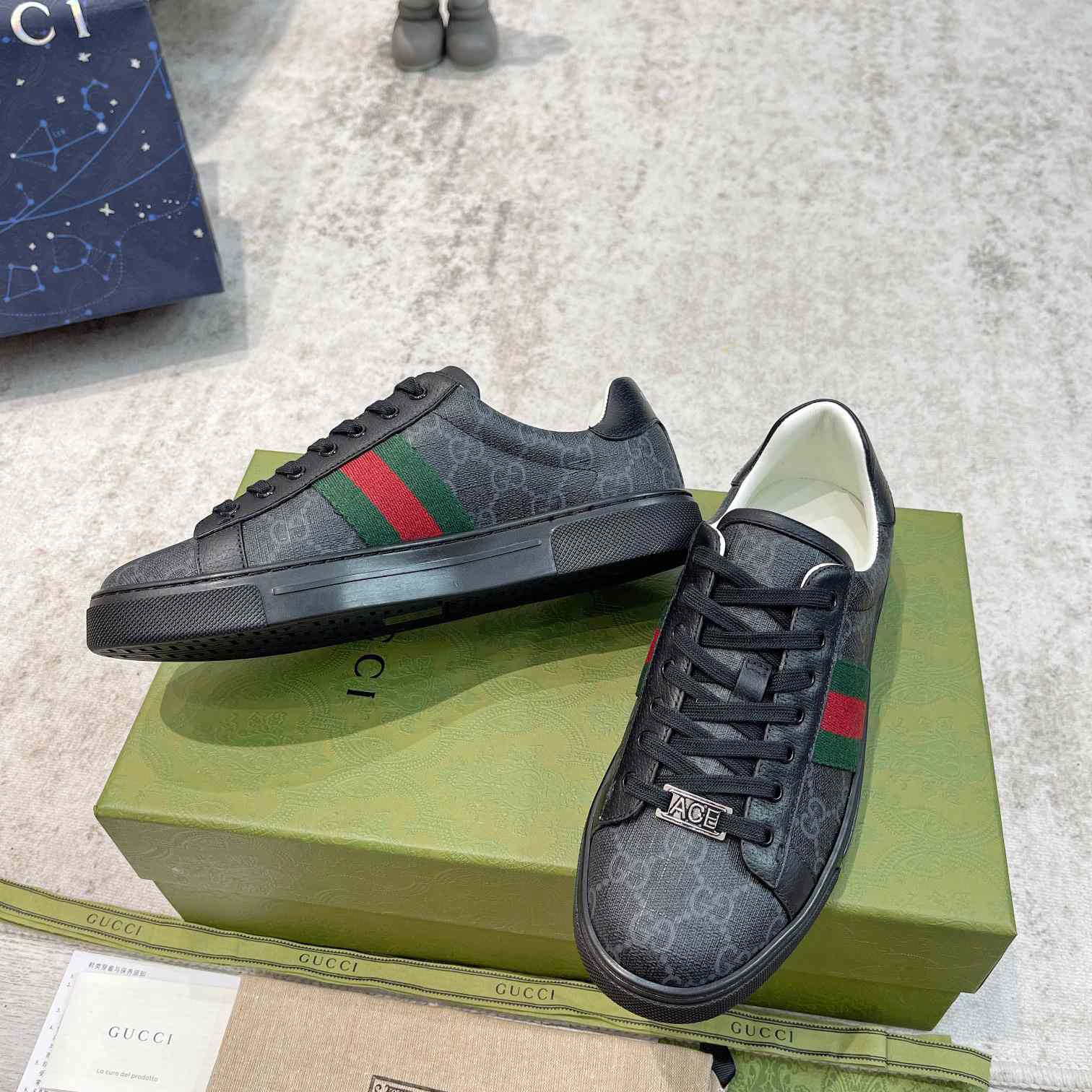 Gucci Ace Sneaker mit Web - EUR FASHION
