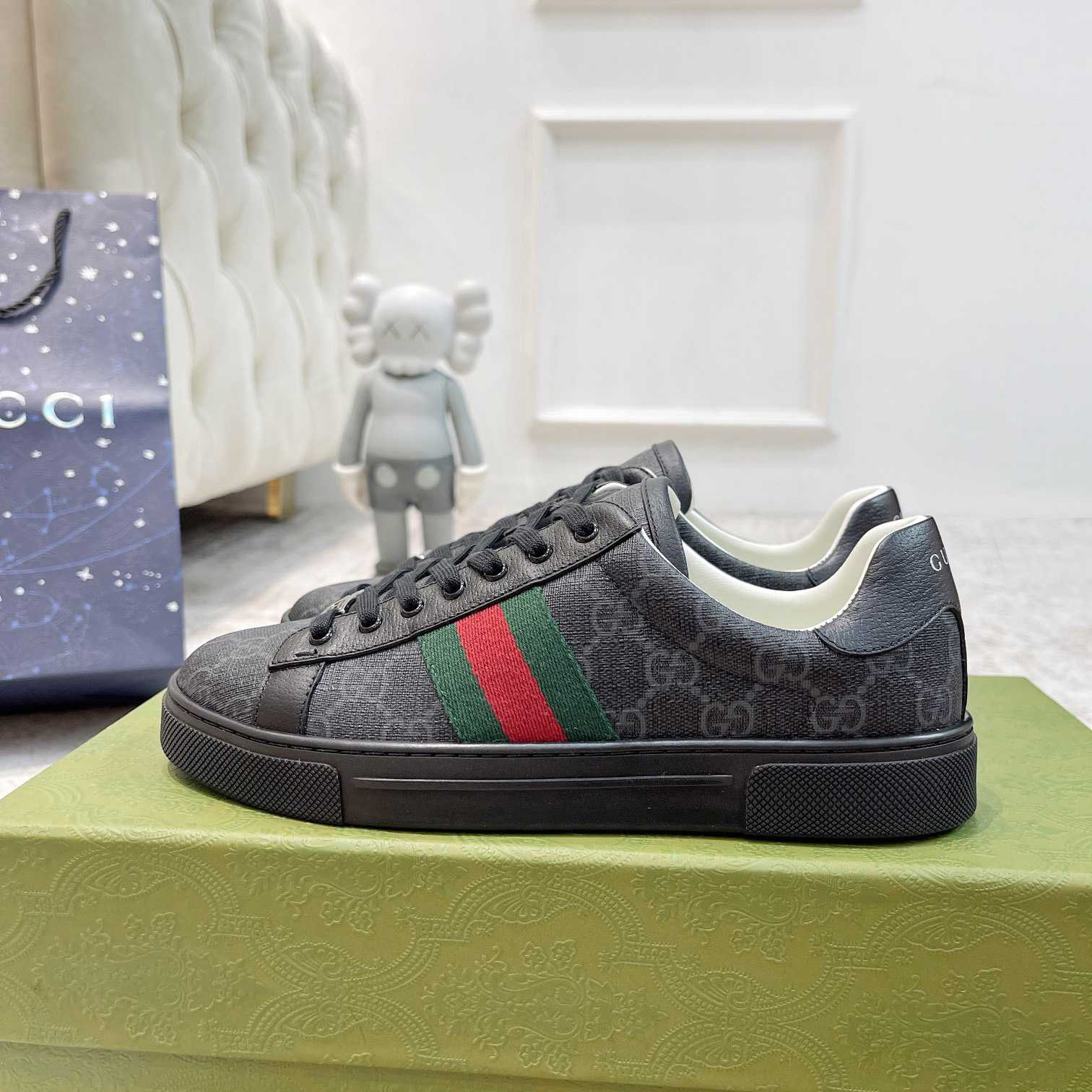 Gucci Ace Sneaker mit Web - EUR FASHION