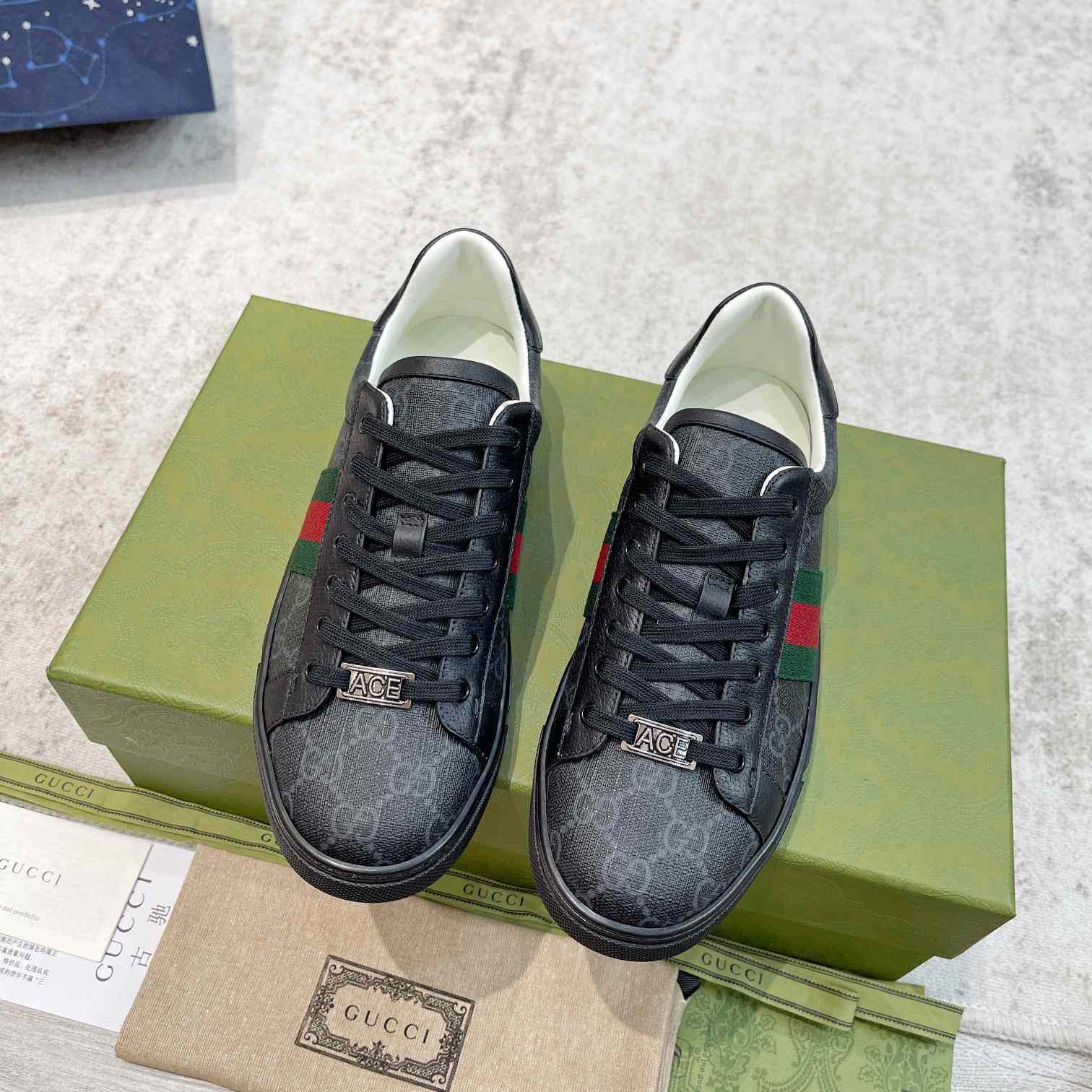 Gucci Ace Sneaker mit Web - EUR FASHION