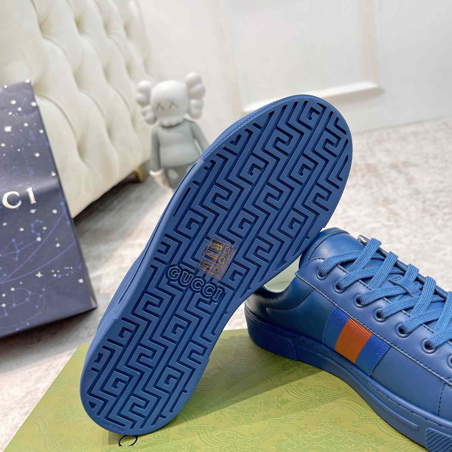 Gucci Ace Sneaker mit Web - EUR FASHION