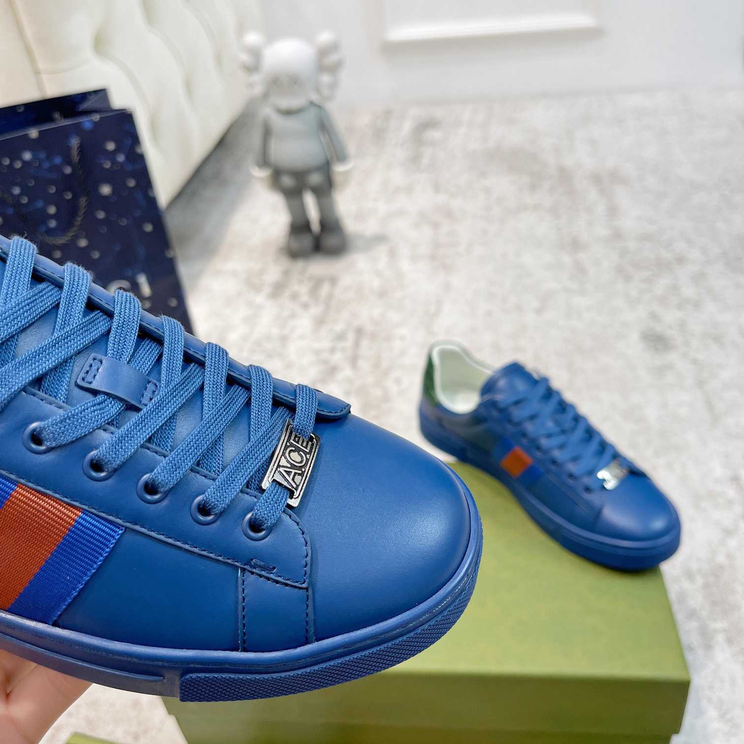 Gucci Ace Sneaker mit Web - EUR FASHION