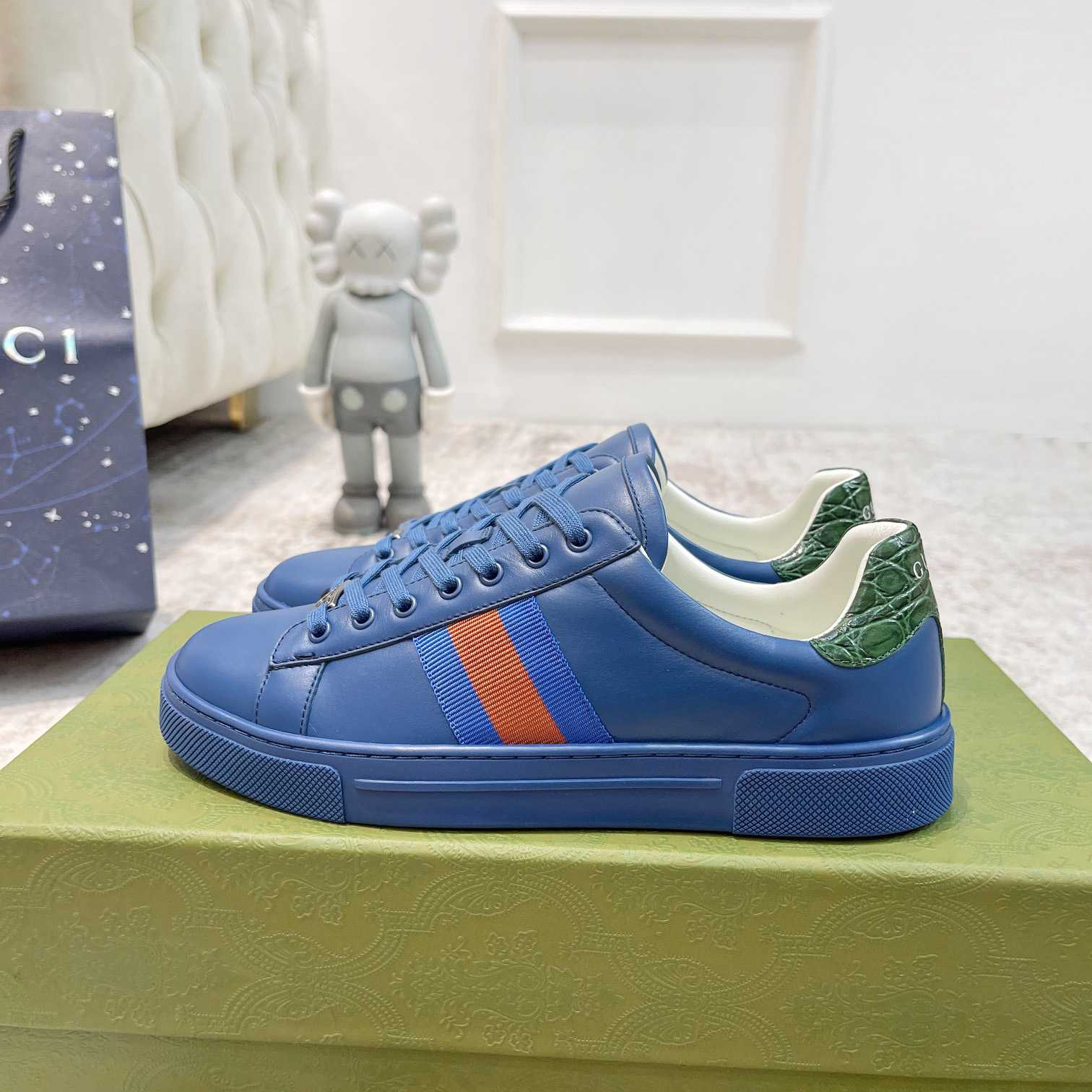 Gucci Ace Sneaker mit Web - EUR FASHION